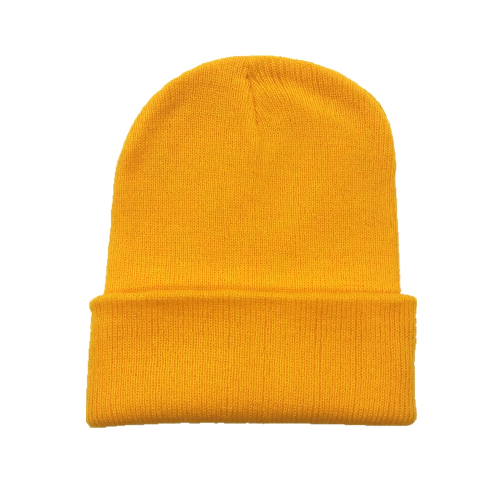 Winter Hat for Woman New Beanies Knitted Fluorescent  Girls Autumn Female  Warmer Bonnet Ladies Casual Cap