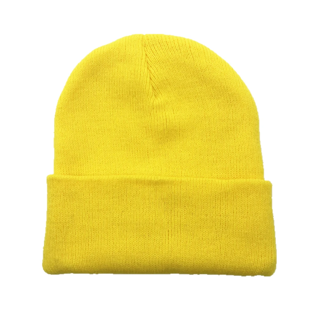 Winter Hat for Woman New Beanies Knitted Fluorescent  Girls Autumn Female  Warmer Bonnet Ladies Casual Cap