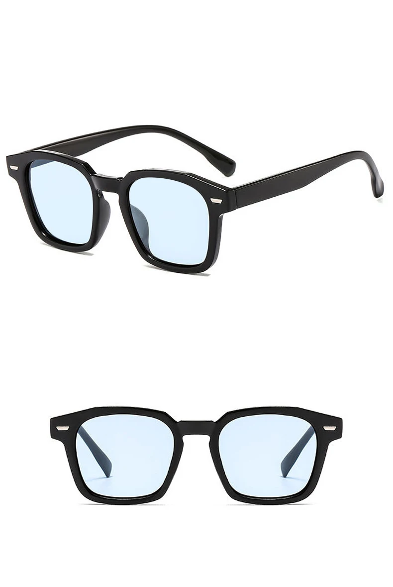 New Unisex Rectangle Vintage Sunglasses 2023 Fashion Design Retro Sun Glasses Female Lady Eyeglass Cat Eye Casual Goggles UV400