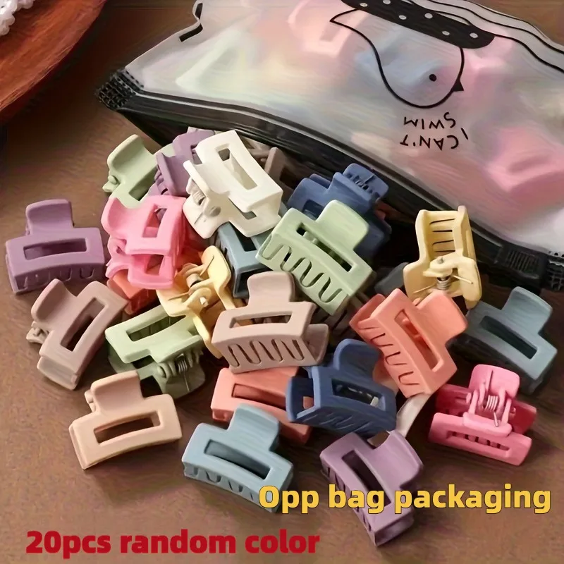 5/10/20/30 Pieces of Colorful, Small-Sized Kid’s Clip-On Hair Accessories with a Lattice Design – Valentine’s Day.