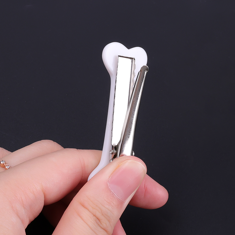 1/10pcs Y2K Fashion Gothic Women Gril Headwear Barrettes Hair Band Accessories Vivid Dog Bone Hair Clips Side Hairpin