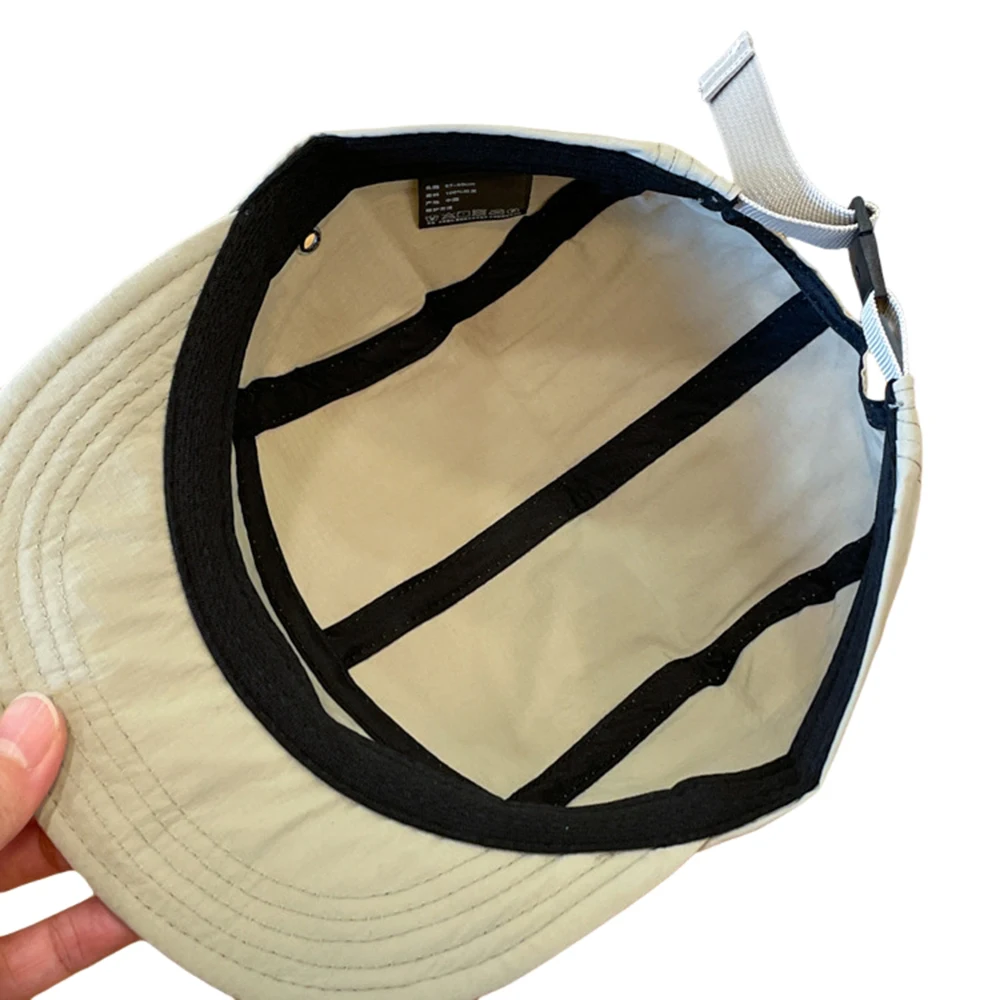 Outdoor Quick-Dry Baseball Cap Women's Korea Short Brim Baseball Hat Men and Women Casual Street Soft Brim Five-Piece Sun Hat