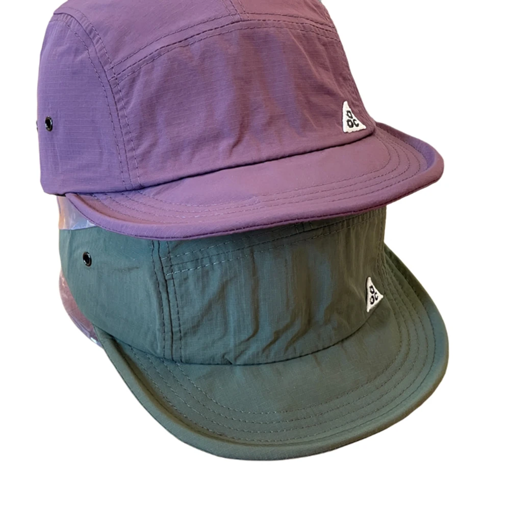 Outdoor Quick-Dry Baseball Cap Women's Korea Short Brim Baseball Hat Men and Women Casual Street Soft Brim Five-Piece Sun Hat