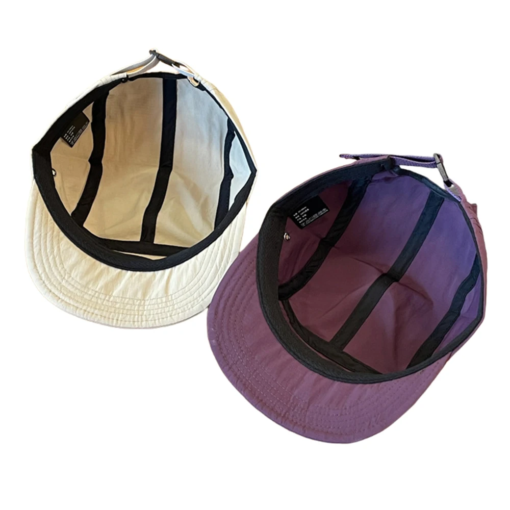 Outdoor Quick-Dry Baseball Cap Women's Korea Short Brim Baseball Hat Men and Women Casual Street Soft Brim Five-Piece Sun Hat