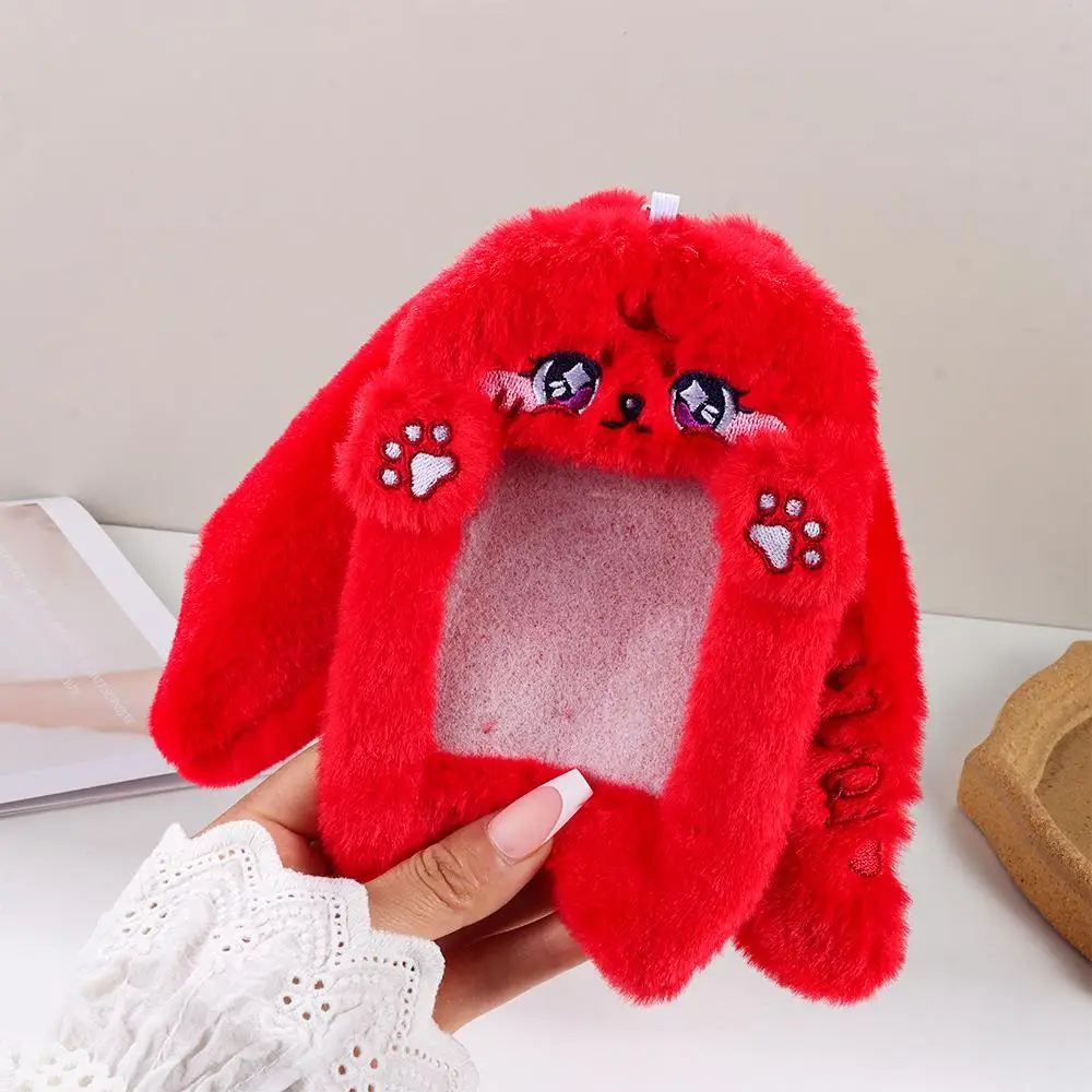 Cute Photocard Case Student Card Holder Cartoon Star Shape Photo Card Holder Bag Keychain Idol Photos Protective Cover