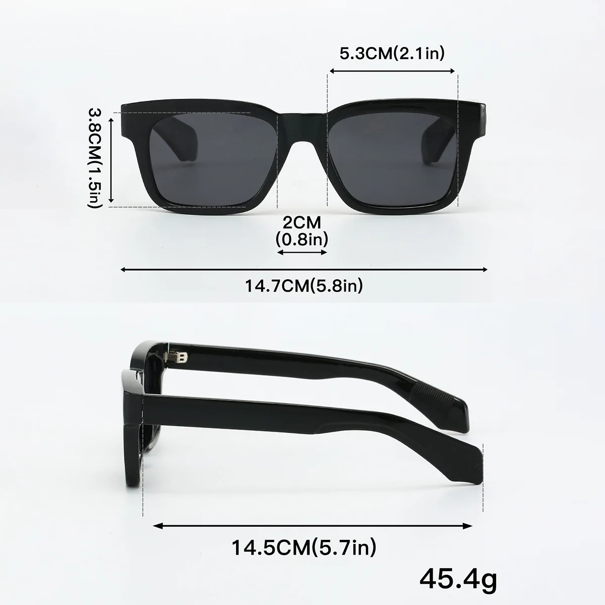 2025 Men Sunglasses Polarized Square Glasses for Driving Fishing Travel UV400 Fashoinable Sun Shades Metal Core Exquisite