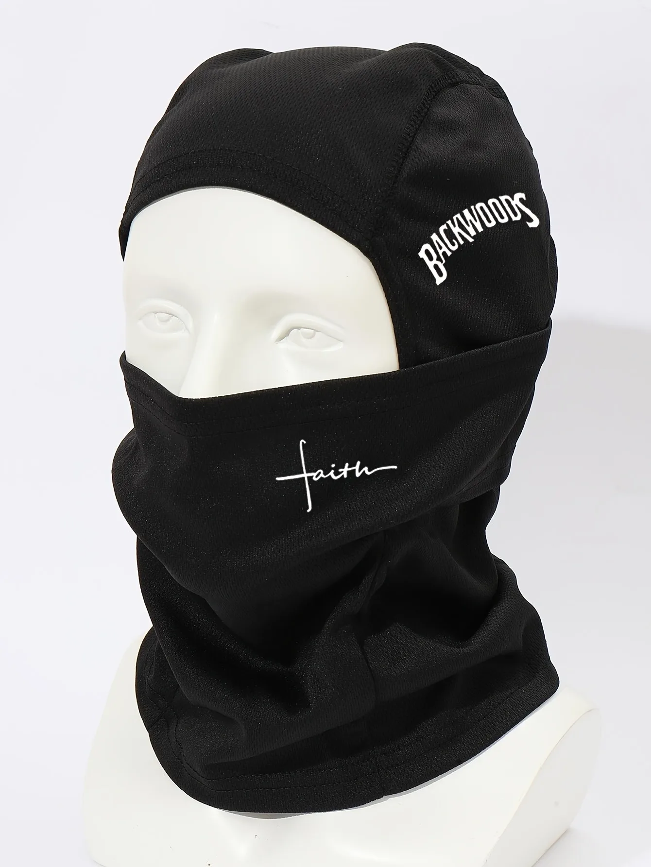 1pc/2pcs/3pcs optional - BackWOODS printed balaclava hat windproof dustproof breathable - unisex outdoor sports full face mask