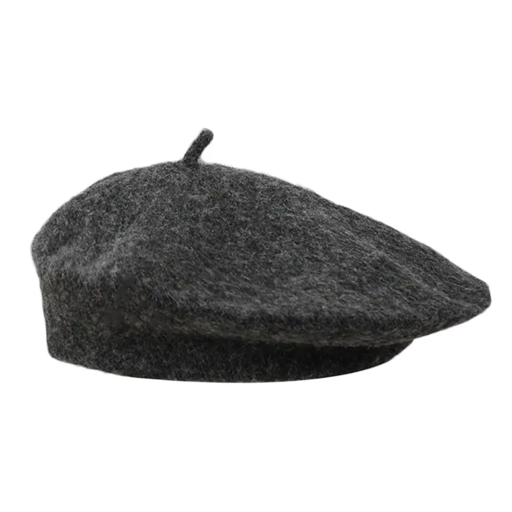 Berets Hat Autumn Winter Warm Berets Hat Solid Color Elegant Plain Cap Retro All Matched French Artist Hat Lady Plain Cap