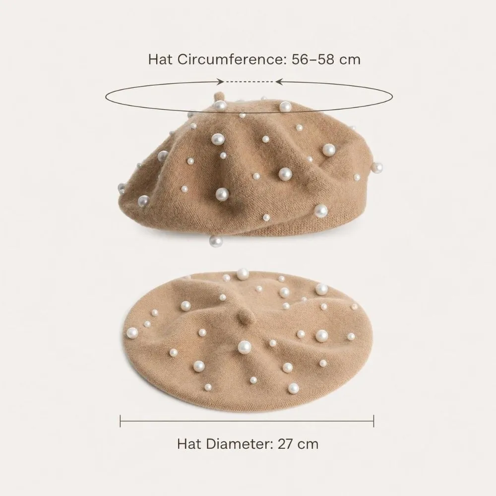 Berets Hat Autumn Winter Warm Berets Hat Solid Color Elegant Plain Cap Retro All Matched French Artist Hat Lady Plain Cap