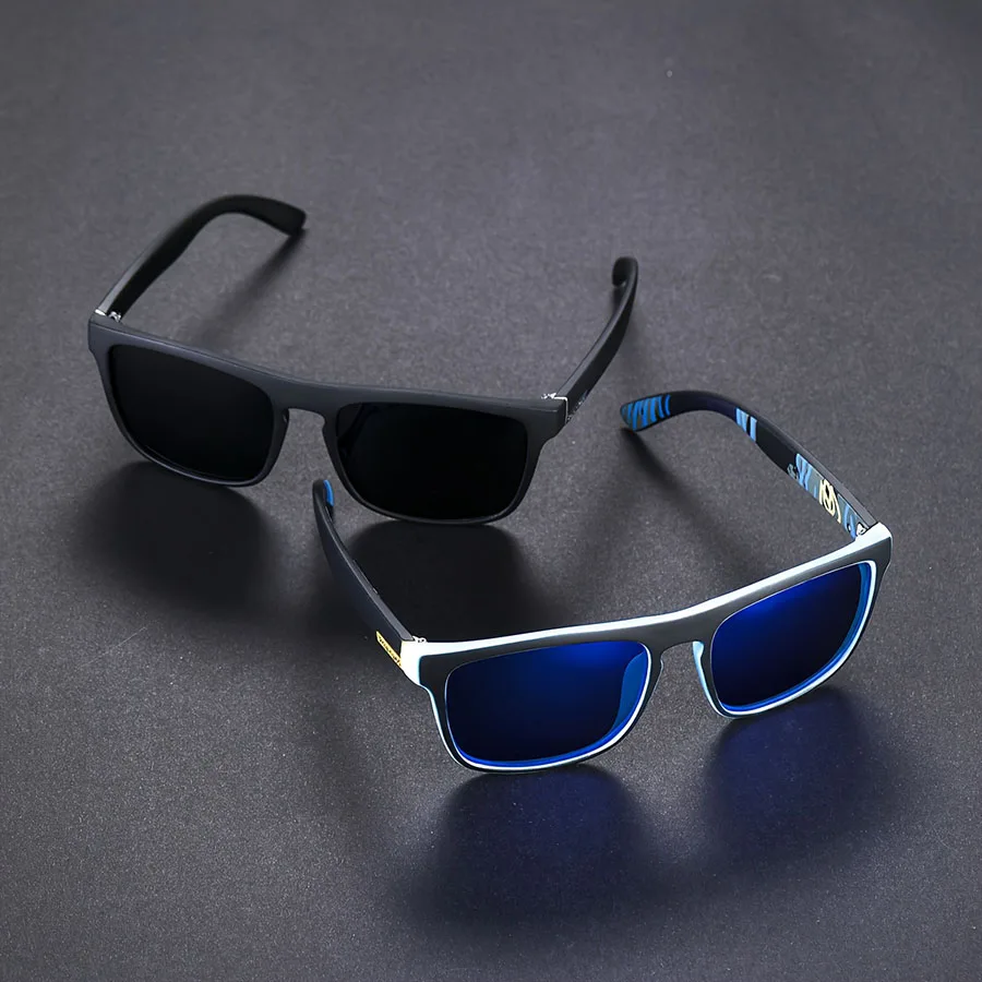 1/2/3/4PCS Men's Classic Square Polarized Sports Sunglasses Lightweight PC Frame UV400 Unisex Durability Driving Fishing Cycling