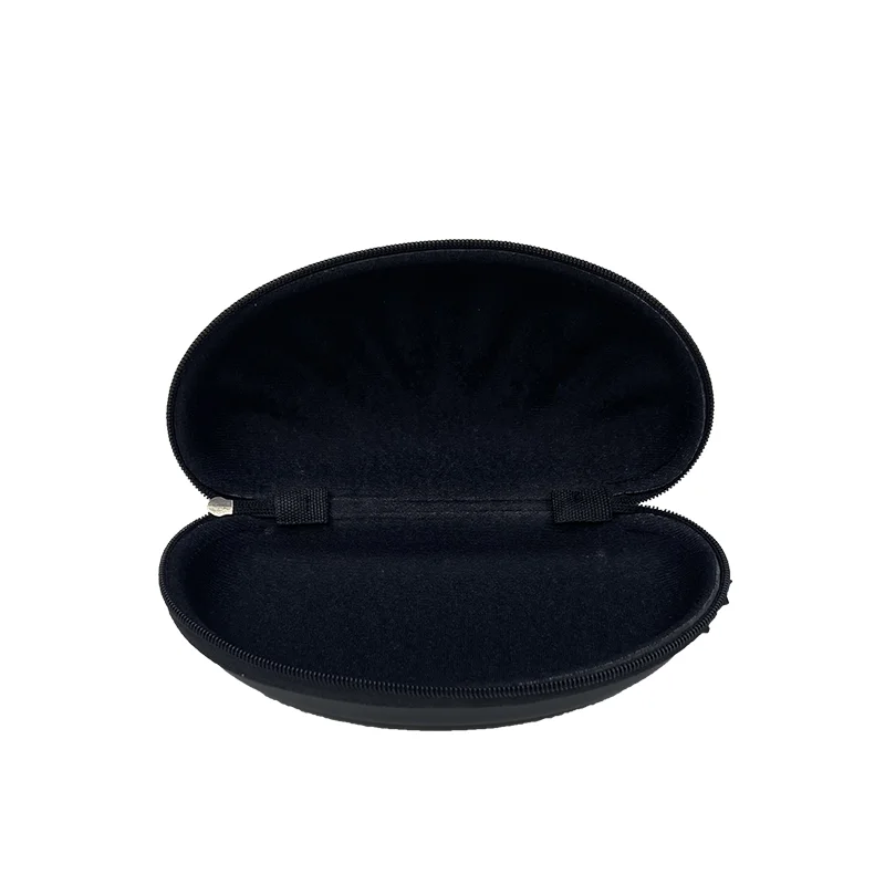 1PC 2025 New Sports Anti Glasses Box EVA Zipper Box Oxford Cloth Glasses Box Portable Hook