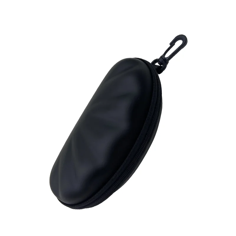 1PC 2025 New Sports Anti Glasses Box EVA Zipper Box Oxford Cloth Glasses Box Portable Hook