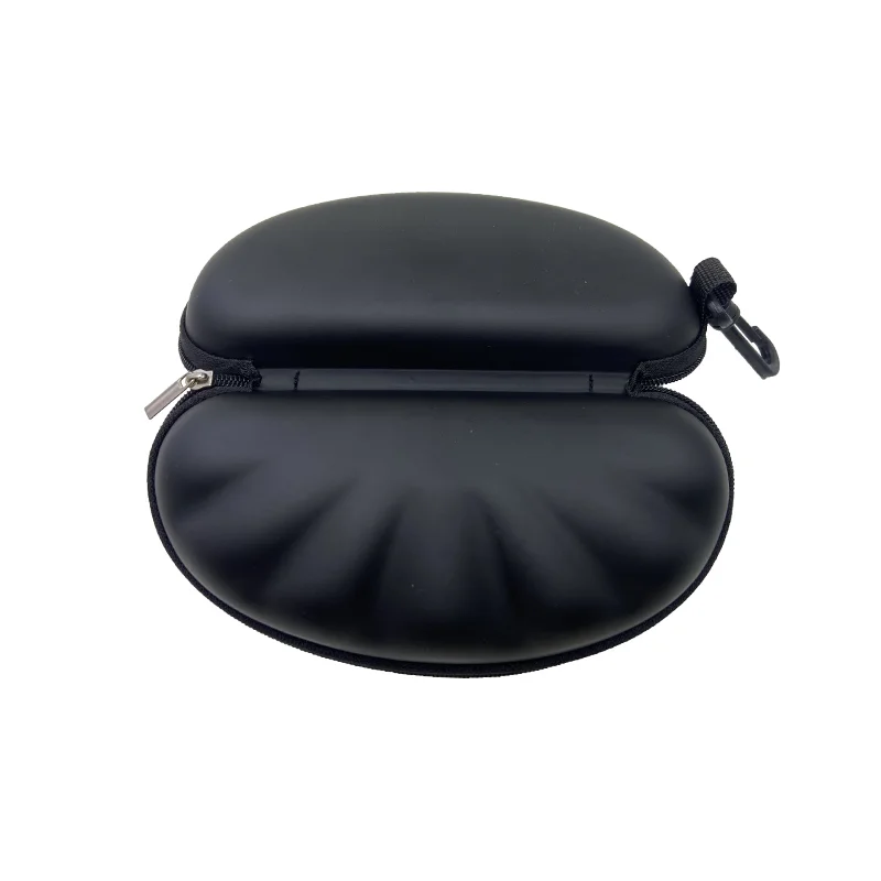 1PC 2025 New Sports Anti Glasses Box EVA Zipper Box Oxford Cloth Glasses Box Portable Hook