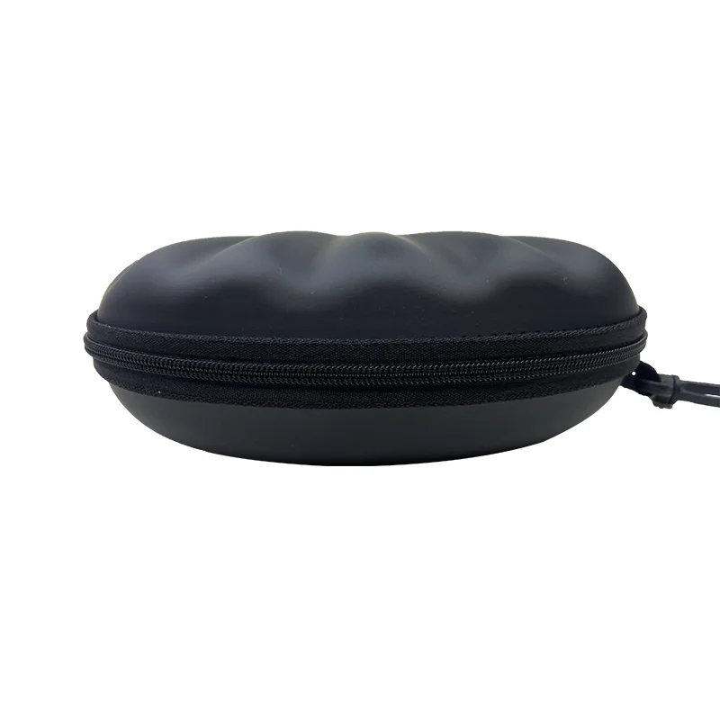 1PC 2025 New Sports Anti Glasses Box EVA Zipper Box Oxford Cloth Glasses Box Portable Hook