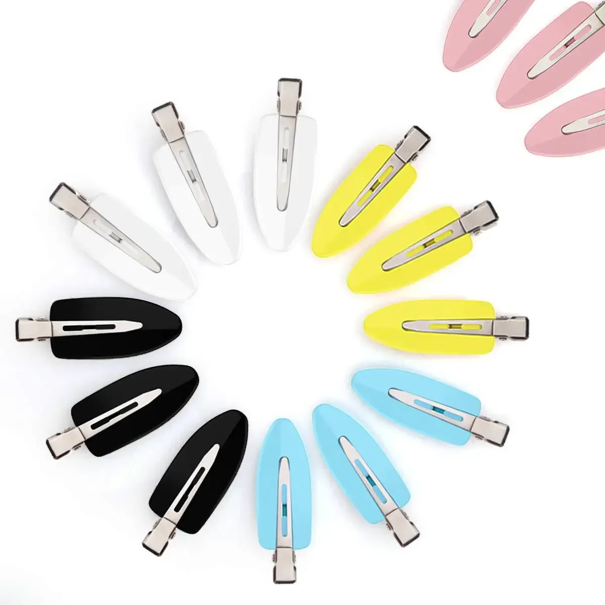 10/4Pcs Set No Bend Seamless Hair Clips Side Bangs Barrettes for Makeup Washing Face Styling Hair Accessories for Women Girl