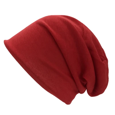 Spring Women Men Unisex Knitted Winter Cap Casual Beanies Solid Color Hip-hop Snap Slouch Skullies Bonnet Hat Gorro
