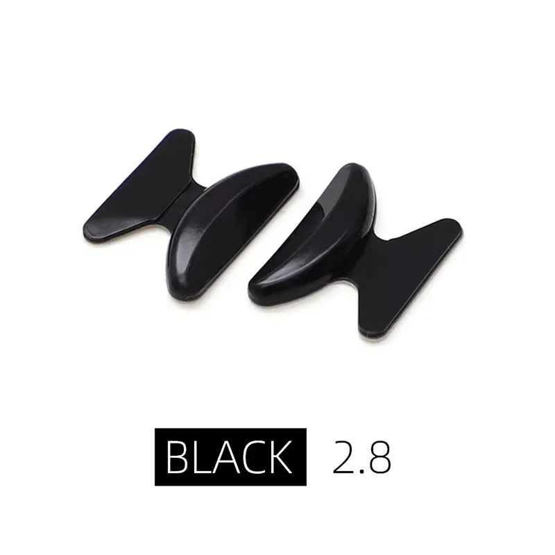 1/5 Pairs Silicone Anti Slip Silicone Nose Pad For Eyeglasses Butterfly Glasses Nose Rest With Height Enhancement Anti-Cratering