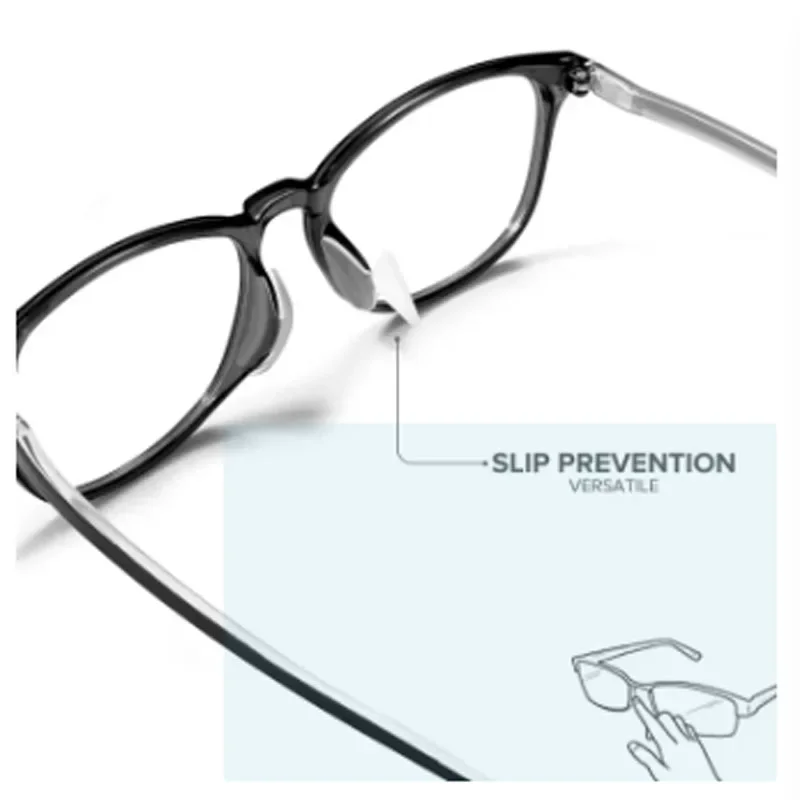 1/5 Pairs Silicone Anti Slip Silicone Nose Pad For Eyeglasses Butterfly Glasses Nose Rest With Height Enhancement Anti-Cratering