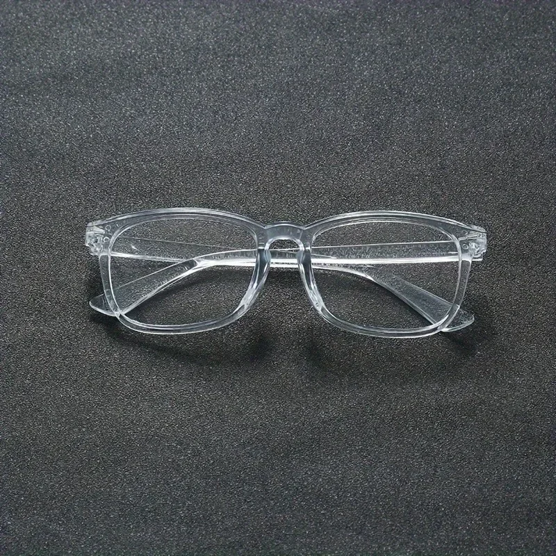 1/2pc Square Rivet Unisex Anti Blue Light Glasses for Daily Commute, Fashion Eyeglasses Riveted Frame Design|Lightweight Eyewear