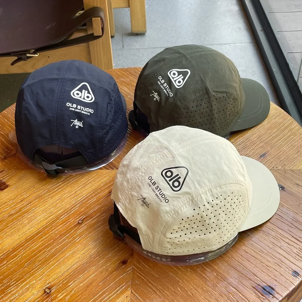 1pcs Short Brim Quick-Drying Mesh Baseball Cap for Men Women Couples, Outdoor Hiking