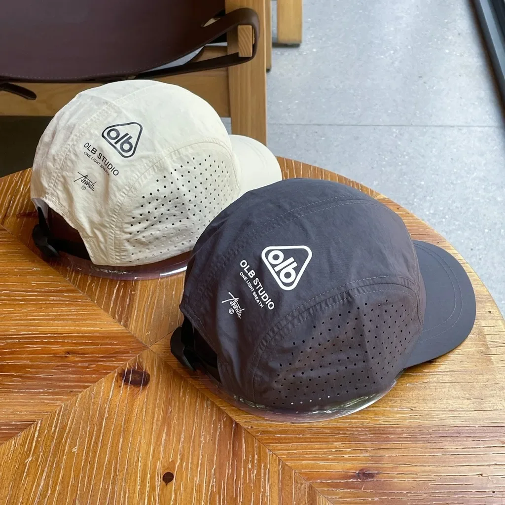 1pcs Short Brim Quick-Drying Mesh Baseball Cap for Men Women Couples, Outdoor Hiking