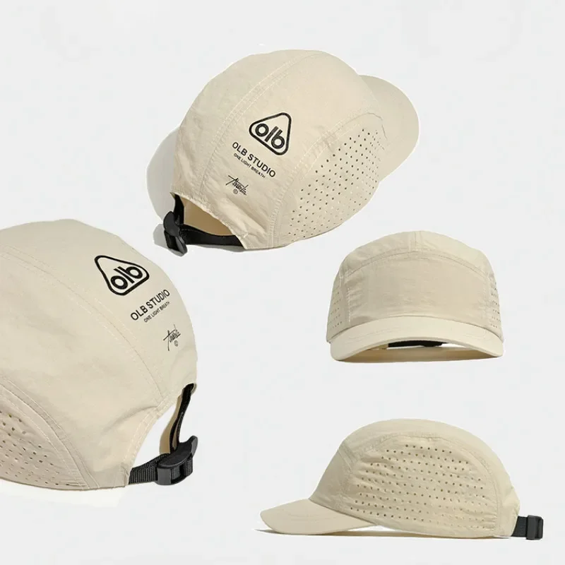 1pcs Short Brim Quick-Drying Mesh Baseball Cap for Men Women Couples, Outdoor Hiking