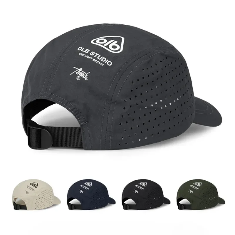 1pcs Short Brim Quick-Drying Mesh Baseball Cap for Men Women Couples, Outdoor Hiking
