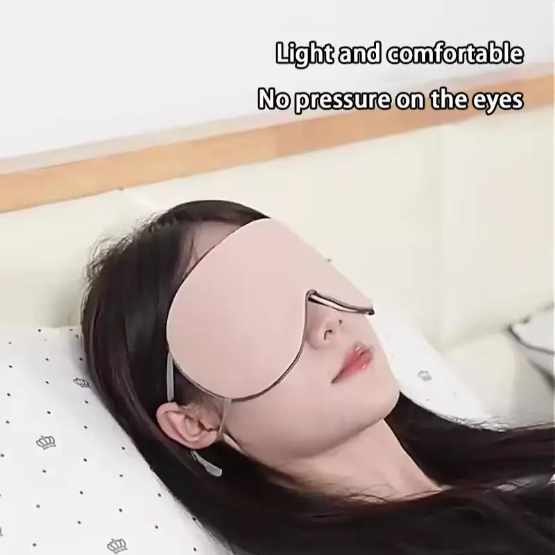 Sleeping Eye Mask Korean Style Ice Silk Warm And Cool Dual Use Adjustable Travel Light Blocking Breathable Eye Mask
