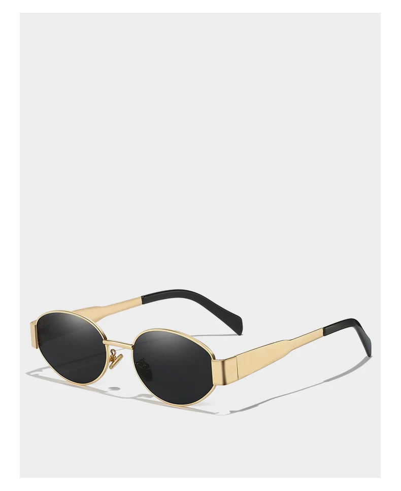 New Sunglasses For Women And Men Sun Glasses Alloy Oval Eyewear