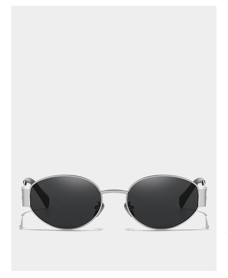 New Sunglasses For Women And Men Sun Glasses Alloy Oval Eyewear
