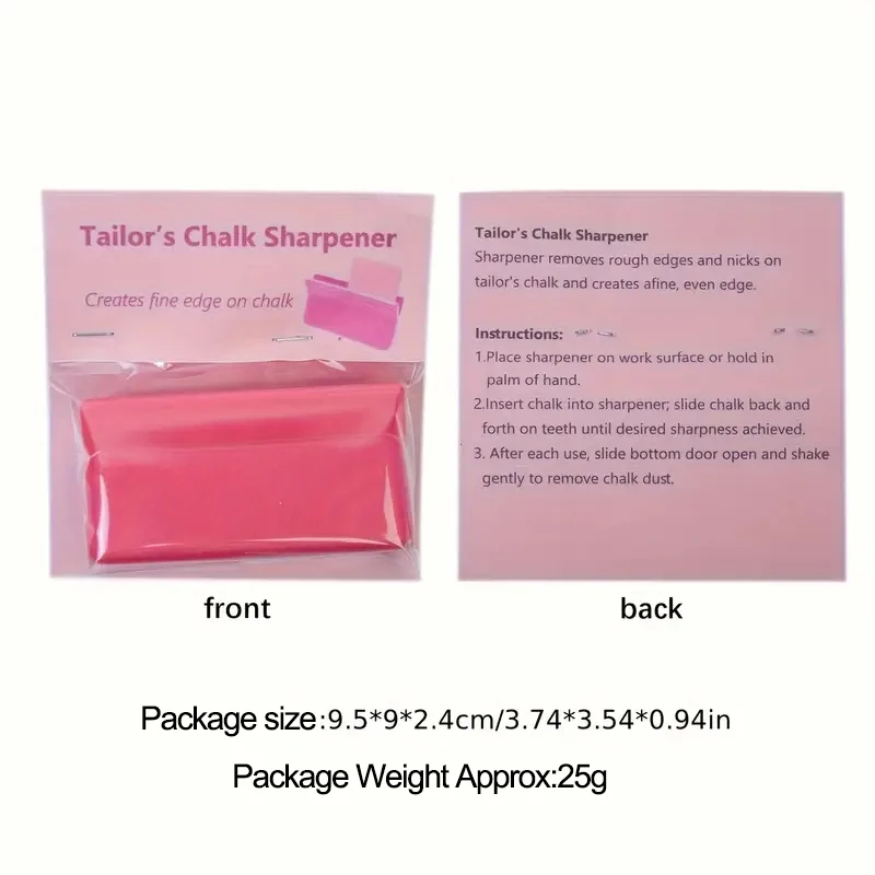 Tailors Chalk Sharpener, Powder Clip, DIY Sewing Accessories, Fabric Chalk Markers Easy Carrying Sturdy Home Sewing Accessories