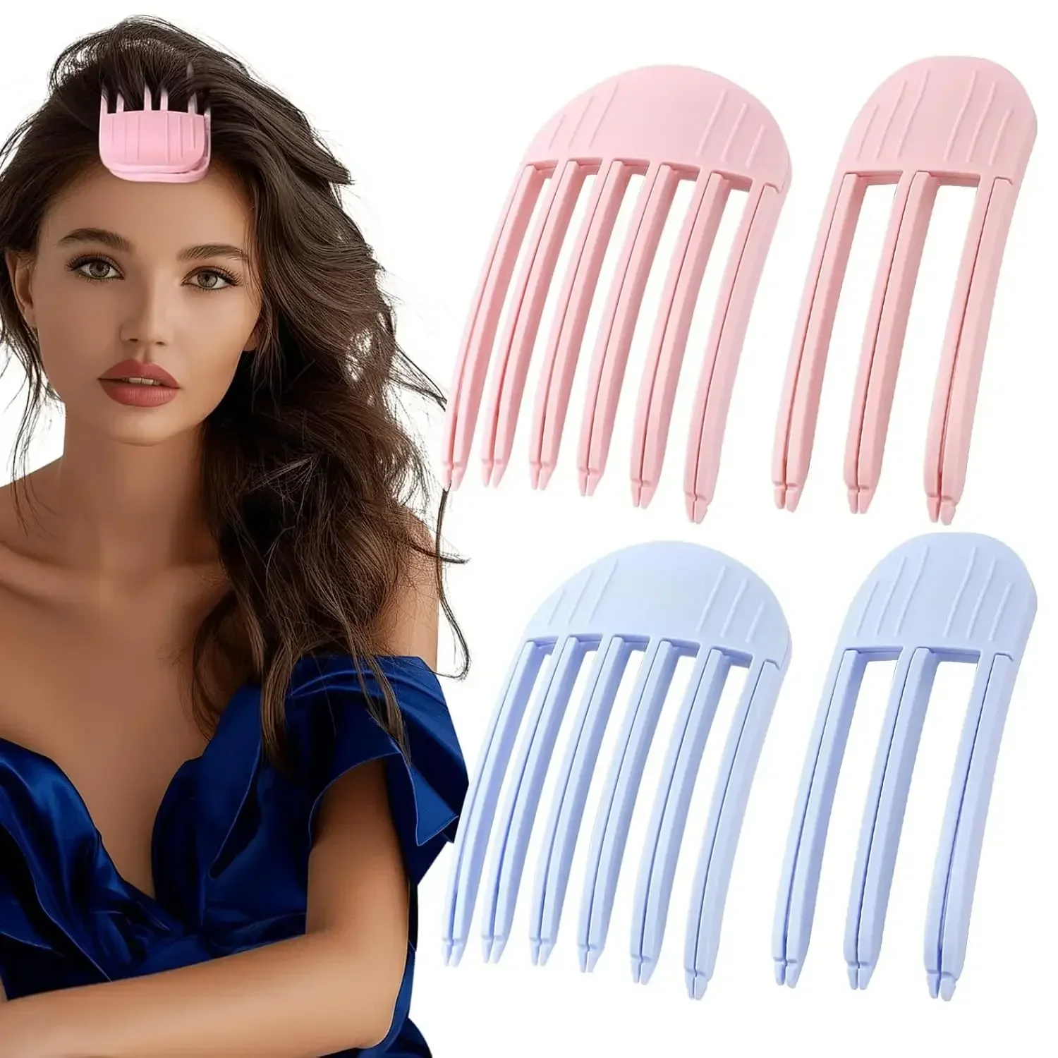 Fluffy Hairpin Curling Bangs Clips Hair Roots Volumizing Hair Clips Women Curling Fixed Shape Clips Fashion Volume Hair Roller