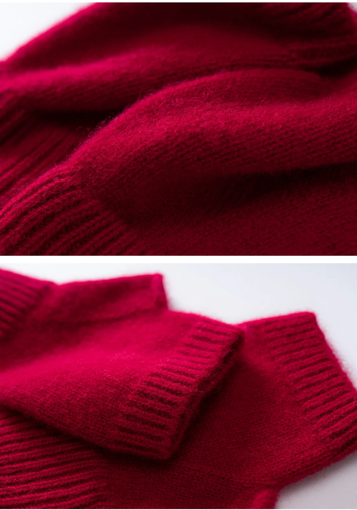 2025 Winter Women 100% Merino Wool Mitts 15cm Knitted Fingerless Gloves Thermal Gloves Semi Finger Lengthen Mittens Arm Warmers