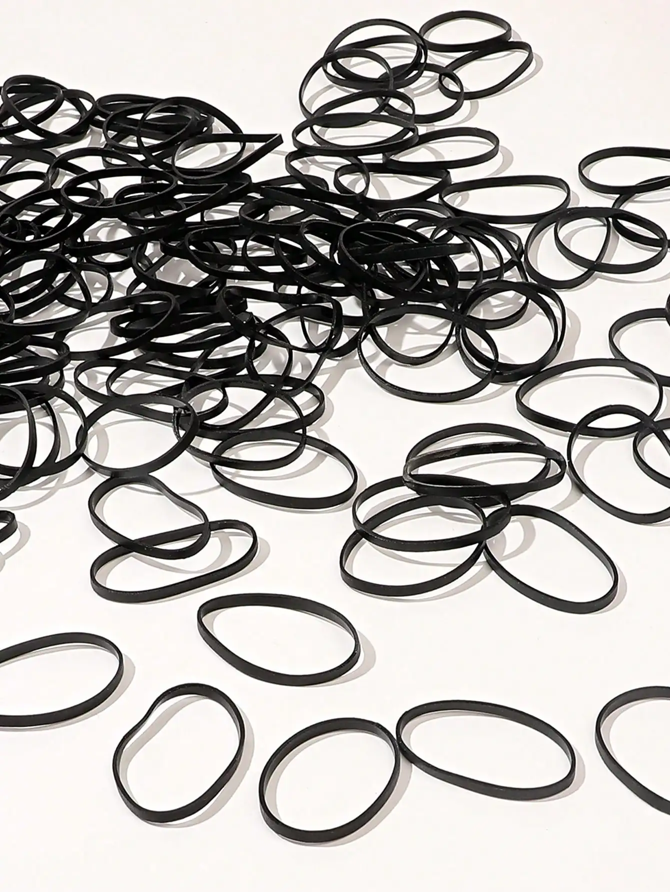120/300/500Pcs Multi Color Elastic Hair Bands,Rubber Bands for Thin Thick Hair,Small Hair Ties Stretchy Ponytail Holders