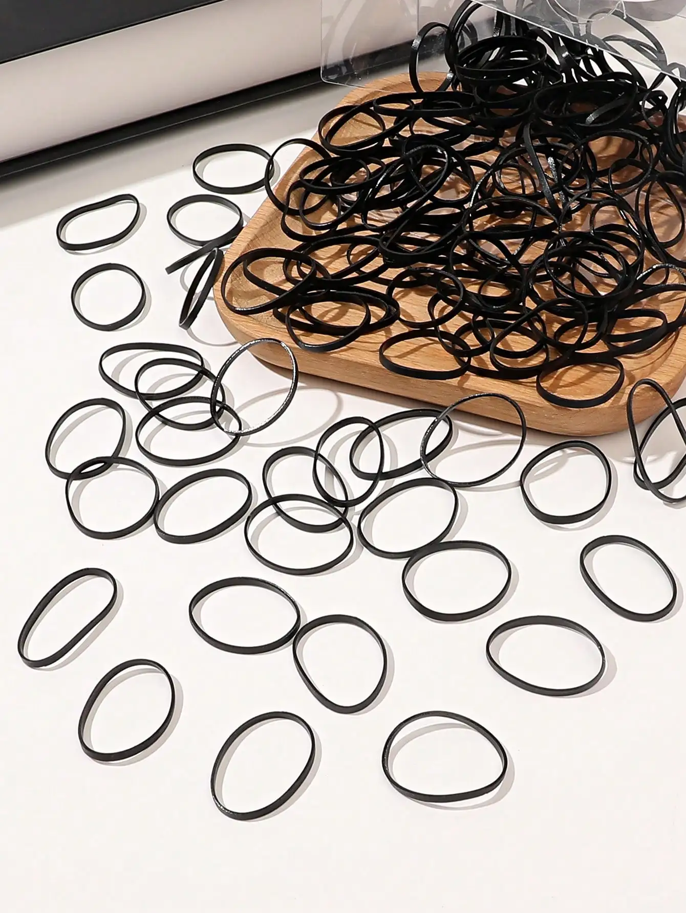 120/300/500Pcs Multi Color Elastic Hair Bands,Rubber Bands for Thin Thick Hair,Small Hair Ties Stretchy Ponytail Holders