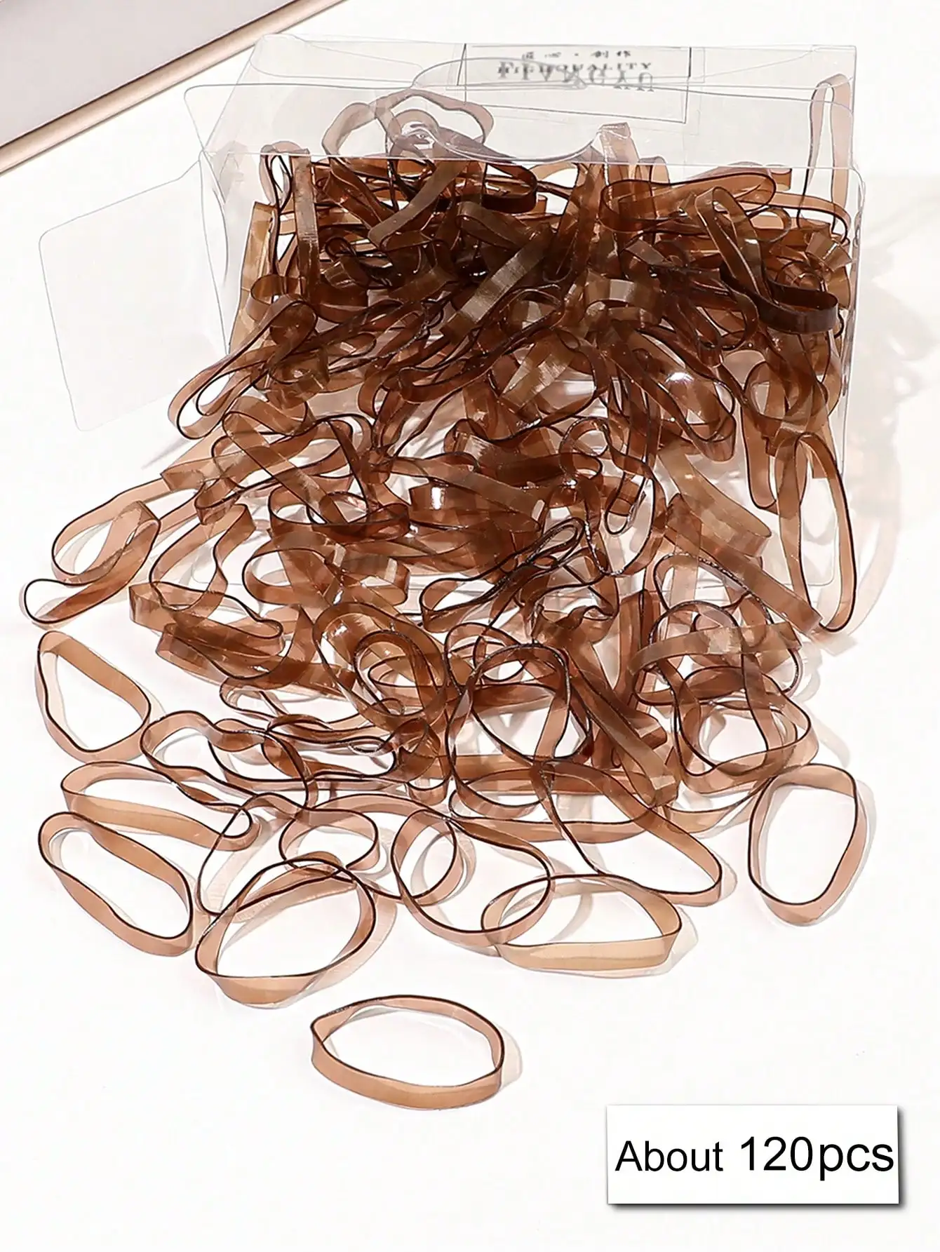 120/300/500Pcs Multi Color Elastic Hair Bands,Rubber Bands for Thin Thick Hair,Small Hair Ties Stretchy Ponytail Holders