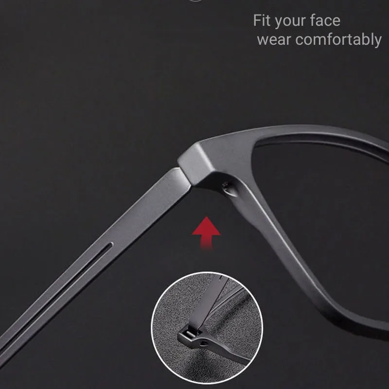 2025 Men's Progressive Multifocal Reading Glasses - Business Titanium Frame Computer Eyewear With Strengths 1.0, 2.0, 3.0