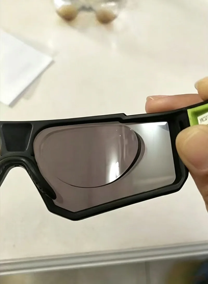 2026 Silicone Stick-on Myopic Lenses Portable Nearsighted Patch Adhesive Sunglasses Swimming Glasses Sports Protective Glasses