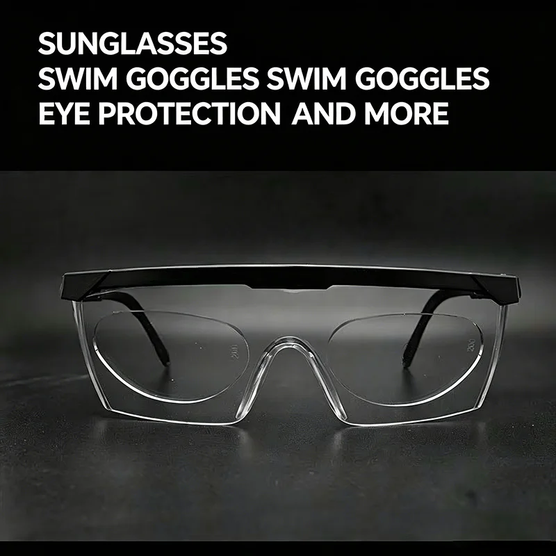 2026 Silicone Stick-on Myopic Lenses Portable Nearsighted Patch Adhesive Sunglasses Swimming Glasses Sports Protective Glasses