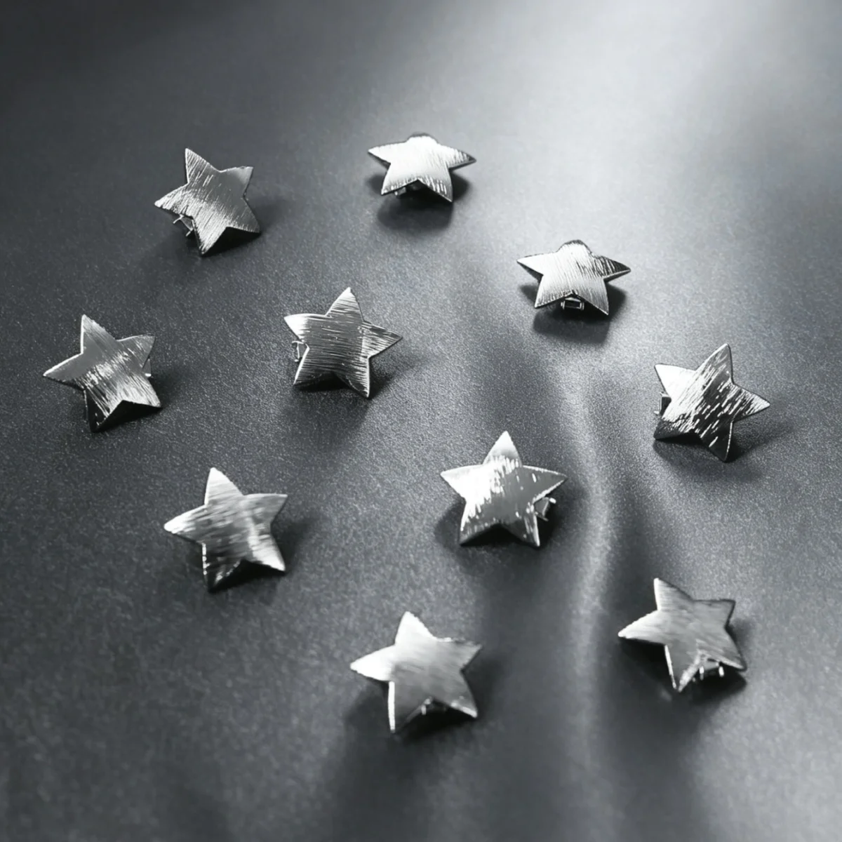 10 pieces of gold and silver star hairpins. Bohemian style hair accessories. Beach style women's hair accessories.