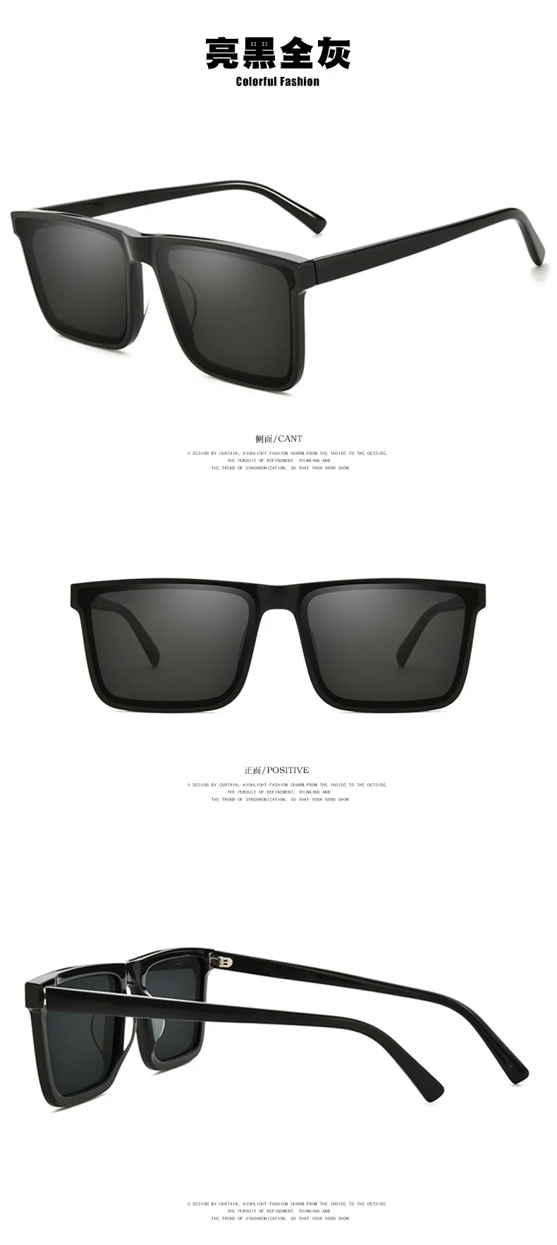 Polarized Square Unisex Sunglasses UV400 Protection Anti Glare Lightweight Driving Fishing Cycling Outdoor 2026 Trend Eyewear