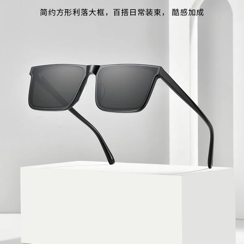 Polarized Square Unisex Sunglasses UV400 Protection Anti Glare Lightweight Driving Fishing Cycling Outdoor 2026 Trend Eyewear