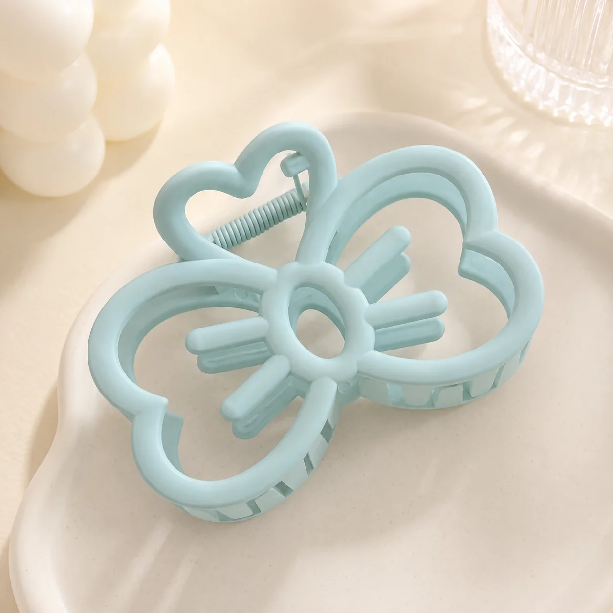 New Candy Color Cat Bow Hair Clip Plastic Claw Clip Fashion Crab Hair Clip For Girls Sweet Hair Claw Women Hair Accessories