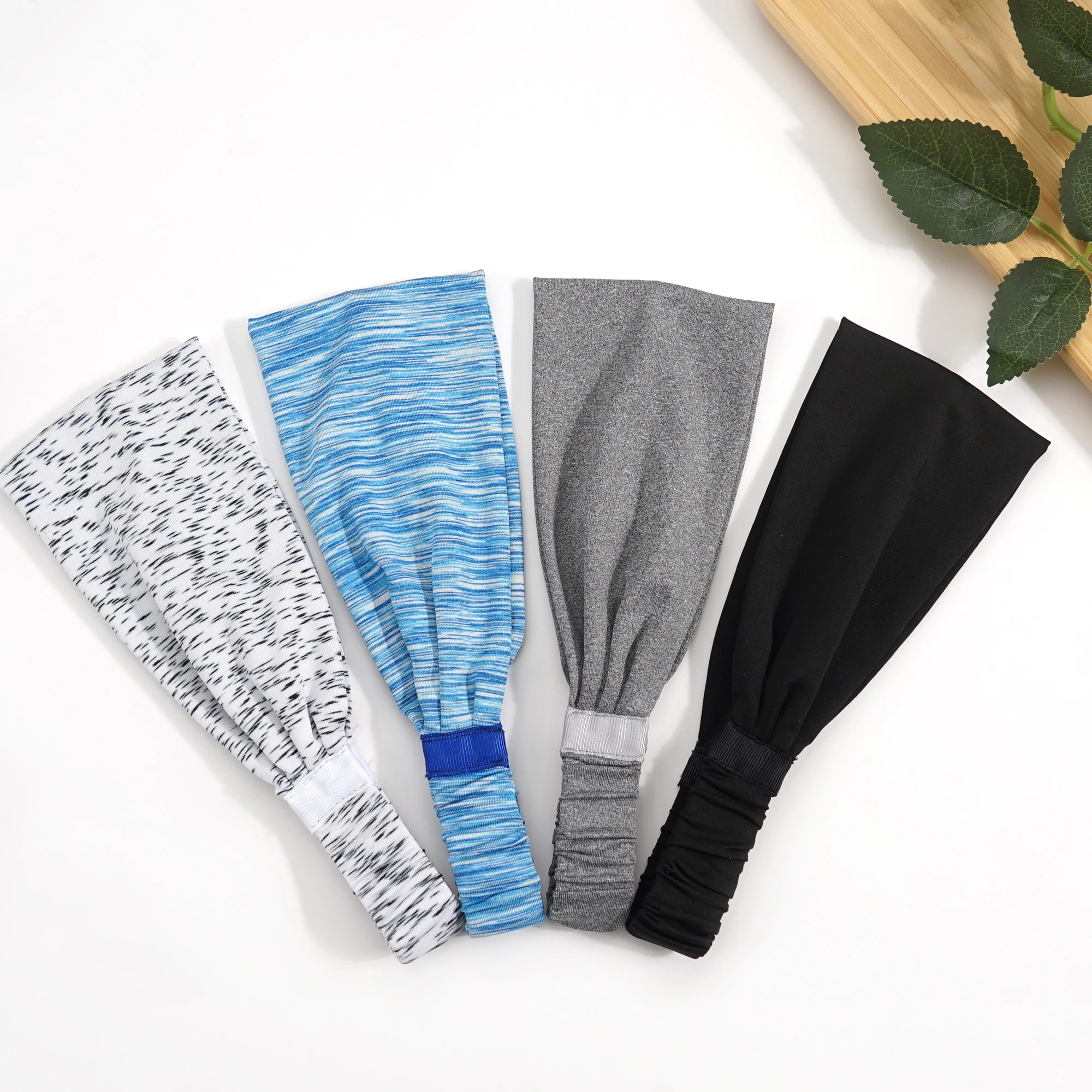 1/3PCS Sports Headbands For Men Woman Gym Yoga Sweat Hair Bands Soft Elastic Hairbands Stretch Outdoor Sport Sweatbands