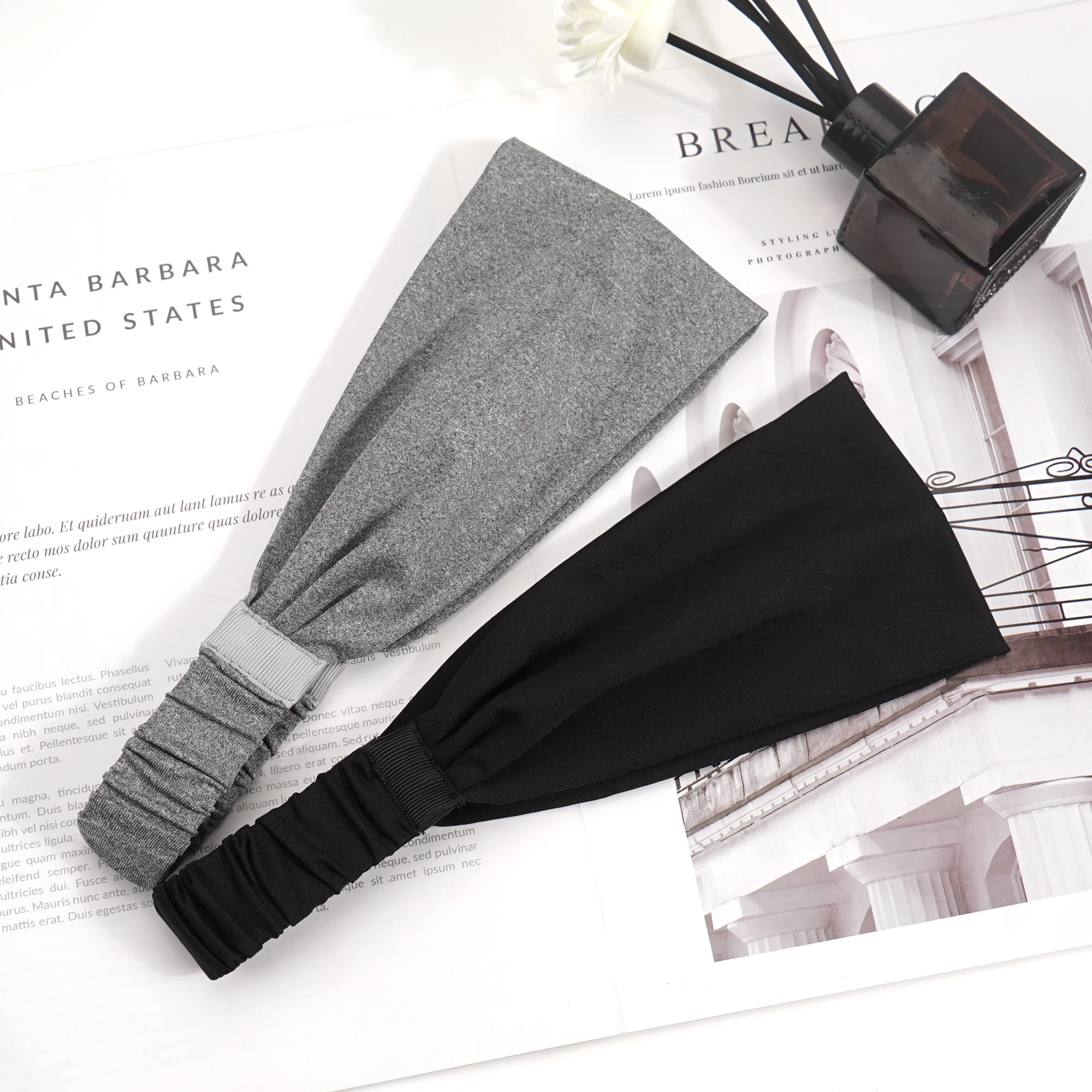 1/3PCS Sports Headbands For Men Woman Gym Yoga Sweat Hair Bands Soft Elastic Hairbands Stretch Outdoor Sport Sweatbands