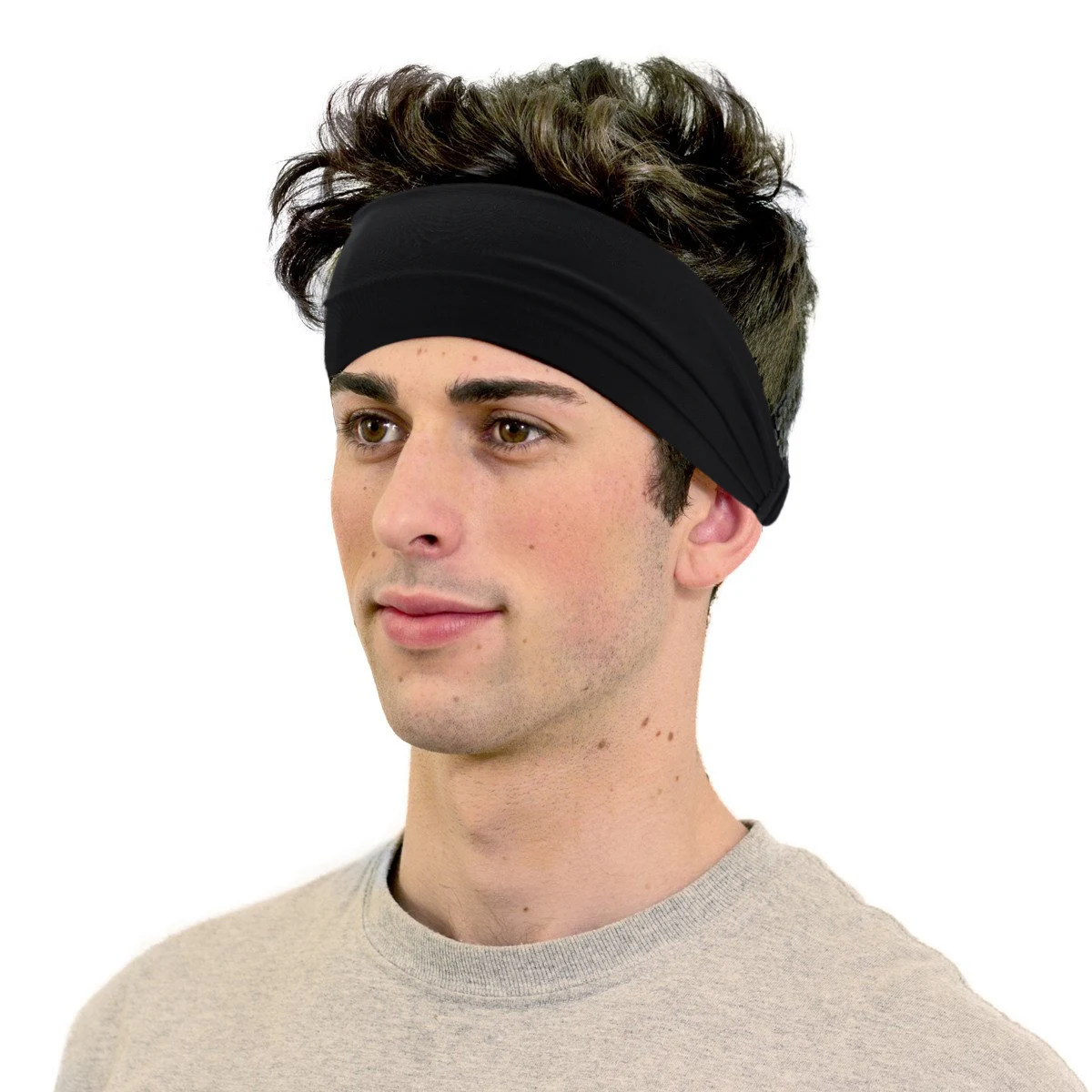 1/3PCS Sports Headbands For Men Woman Gym Yoga Sweat Hair Bands Soft Elastic Hairbands Stretch Outdoor Sport Sweatbands