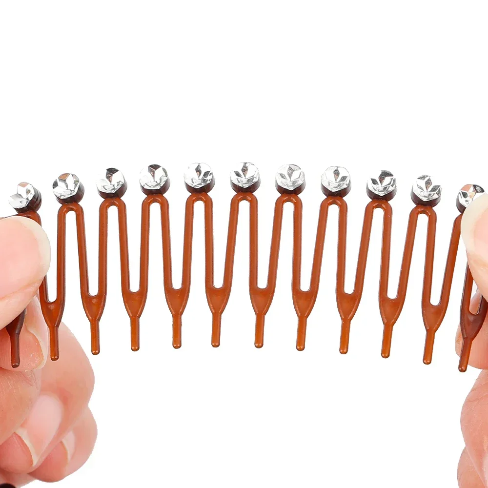Plastic Full Circle Headbands Hair Hoop Band Clips Hairband Stretch Flexible Comb Teeth Face Wash Fixed Fashion Hair Accessories