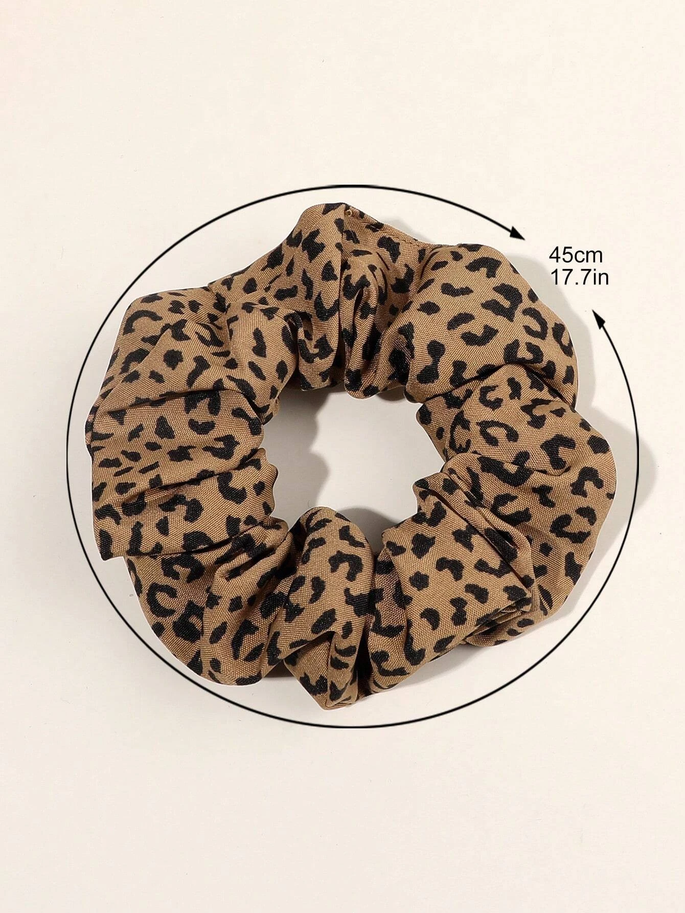 3Pcs Elegant Vintage Leopard Print Fabric Hair Scrunchies, Daily Home Hair AccessoriesHair Ties Scrunchy Hair Ties ,Head Piece