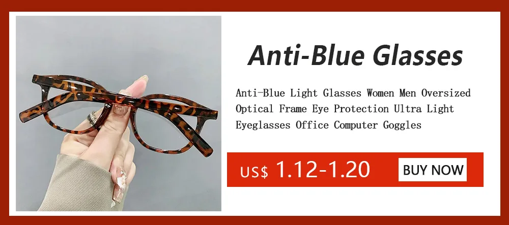 Y2K Retro Oval Frame Glasses Women Female Sweet Cool Eyewear Trend Reading Computer Anti Blue Light Eyeglasses