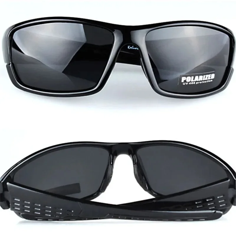 New Black Frame Glasses Sports Sunglasses Polarized Men and Women Brand Designers Driving Fishing Sun Glasses UV400